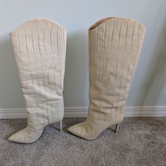 Schutz heeled boots size 6 - Picture 2 of 10